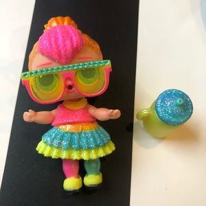 lol surprise neon qt glam glitter